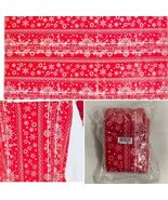 Victoria&#39;s Secret Red Holiday Throw Blanket Sherpa Snowflake VS Logo 50x... - €28,30 EUR