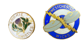 Illinois Westchester Curling Club Wicks Skokie Thistles Pins Medal Curle... - £6.18 GBP