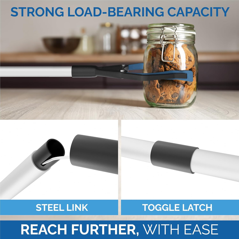 2024 Upgrade Powergrip T9, Grabber Reacher Tool, Wide Jaw, Foldable, Steel Cable Item image 4