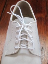 WHITE 36&quot; DRESS LACES fOund Thin Waxed Cotton FOR 4 5 6 eyelets Bucks Co... - $24.11