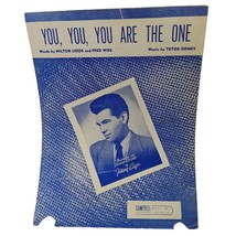 Vintage Sheet Music, You You You Are the One by Milton Leeds Fred Wise Tetos - £6.17 GBP