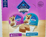 Blue Delights Natural Small Breed Pate Style with Sirloin &amp; Chicken Flav... - £20.96 GBP