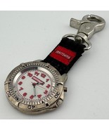Relic Craftsman Quartz Pocket Watch Men Silver Rotating Bezel Snap-on Ne... - $44.30 CAD