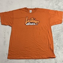 Latino Gear Shirt Mens XL Orange Short Sleeve Latin Tee Crew Neck Logo 90s VTG - £5.13 GBP