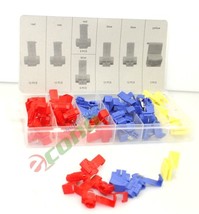 65PC QUICK SPLICE WIRE CONNECTOR ASSORTMENT 10-22ga  PRO ELECTRICIAN TOOLS - $11.26