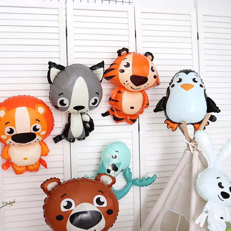  cute squirrel fox penguin fa balloon baby shower happy birthday party decorations kids thumb200