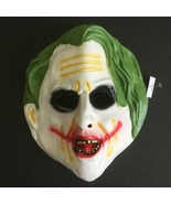 Adult Halloween Joker Face Mask Rubber Cosplay Costume Party - £23.95 GBP