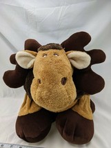 Commonwealth Moose Elk Deer Plush Brown 13 Inch 2002 Stuffed Animal - £23.52 GBP