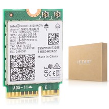 Intel Ax201Ngw Wi-Fi 6 Wireless Card M.2: Cnvio2, Bluetooth 5.2, 2400Mbp... - £32.15 GBP