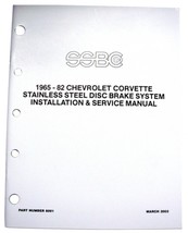 1965-1982 Corvette Manual Disc Brake System Installation And Service - £23.42 GBP