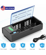 Universal Lcd Charger For Aa Aaa C D 9V Size Rechargeable Battery - $35.99