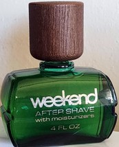 Vintage 1980&#39;s Avon Weekend After Shave With Moisturizers 4 Oz Men&#39;s Fra... - $26.99