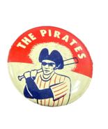 Pittsburgh Pirates 7/8&quot; Pin Vending Machine Button Pinback  MLB 1960s - $7.92