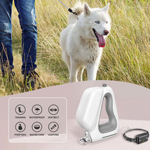 Upgraded 3 IN 1 Retractable Dog Leash With Integrated Dispenser &amp; Poop Bags Dog - £55.41 GBP