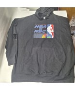 NBA On NBC Hoodie Vintage ~ Size2XL Rare Basketball Tag Black - €34,11 EUR