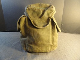 VINTAGE VIETNAM ERA FRENCH ARMY SACM 63 15-HBL GREEN CANVAS POUCH - £21.01 GBP