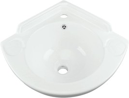 The Mountain Pond 20.5&quot; Corner Wall Mount Bathroom Sink From Renovators Supply - £152.25 GBP