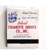 Ideal Cigarette Service Inc Vintage Matchbook Vending Matches Unstruck E19J - $373.69 MXN