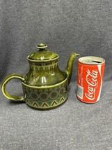 Rare Vintage Mid Century Teapot Green Pottery Stratford 5432 Tea Pot Arthur Wood - £33.01 GBP