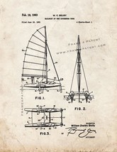 Sailboat Of The Catamaran Type Patent Print - Old Look - $185.46 MXN+