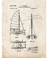 Sailboat Of The Catamaran Type Patent Print - Old Look - $9.95+