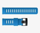 Suunto 24mm Dive 1 Silicone Watch Band Strap Blue Black Size M - $59.95