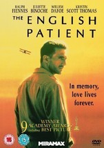 The English Patient DVD (2011) Ralph Fiennes, Minghella (DIR) Cert 15 Pre-Owned  - £13.90 GBP