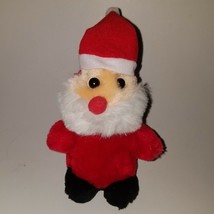 VTG Soft Things Santa Claus Plush 9&quot; Stuffed Animal Toy Christmas Red White - $24.70