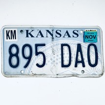 2016 United States Kansas Kingman County Passenger License Plate 895 DA0 - £13.23 GBP