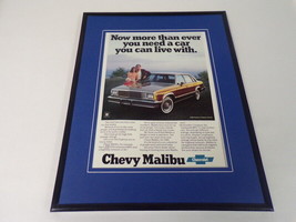 1980 Chevy Malibu Framed 11x14 ORIGINAL Vintage Advertisement - £27.25 GBP