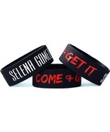 Selena Gomez Come and Get It - One Inch Silicone Wristband [Jewelry] - £5.30 GBP