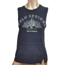 SUNDRY Womens Tank Top Palm Springs Solid Navy Size US 2 - £28.89 GBP