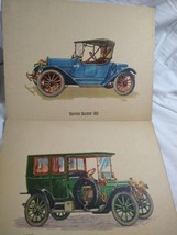 Vintage 1958 Set Of 2  Frederick Elmiger  Antique Automobile Prints Art - £17.90 GBP
