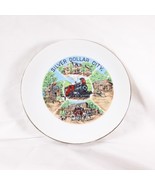 Silver Dollar City Souvenir Plate Ceramic Vintage - £11.10 GBP