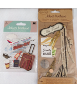 Jolee&#39;s Boutique 3D Stickers TAKING OFF and GLITTER PLANE Air Travel Theme - $66.06 MXN