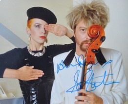 ANNIE LENNOX &amp; DAVE STEWART SIGNED PHOTO - EURYTHMICS w/COA - $349.00