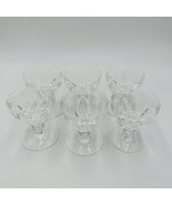 Waterford Crystal Glasses Liquor Cocktail Kathleen Cut Ireland 3.5in 6 P... - $166.50