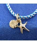 14k gold plating Starfish Double Dangle Charm 763892C01 - $17.90