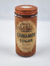 Vintage McCormick Cinnamon Sugar paper Label Jar w/ shaker lid - £27.62 GBP