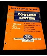 1928-1947 Ford Cooling System Quick Service Catalog - £27.22 GBP