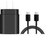 Usb C Charger For Samsung 25W Type C Charger Fast Charging Wall Charger ... - $14.99