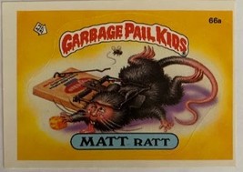 Garbage Pail Kids Series Two (1985) - 66a MATT ratt (Mint) SKU049  - $33.99