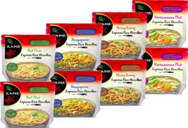 Ka-Me Vietnamese Pho, Hong Kong, Singapore &amp; Pad Thai Rice Noodles, Variety 8-Pk - £39.58 GBP