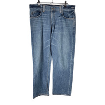 Eddie Bauer Straight Jeans 35x32 Men’s Dark Wash Pre-Owned [#3606] - £15.72 GBP