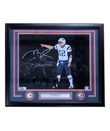 Tom Brady Signed Framed 16x20 New England Patriots Spotlight Photo Fanatics - £1,762.84 GBP