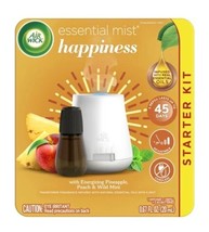 Air Wick Essential Mist Starter Kit, Happiness-Pineapple, Peach, Wild Mi... - £15.69 GBP