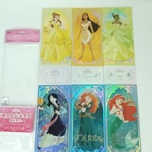 DISNEY Princess Ariel Large Ticket Jumbo Trading Card Limited Lot Of 6 S... - $29.69