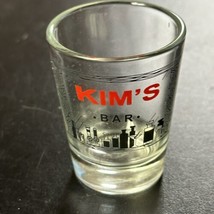 Kims Bar Shot Glass Gift Present Woman Mom Girlfriend Wife - $9.89