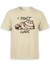 FANTUCCI Unisex Cool T-Shirts | I Don&#39;t Care T-Shirt | 100% Cotton - £18.43 GBP+