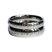 Couples Rings, His and Her Ring, Promise Ring, Engagement Ring, Wedding Band - £7.84 GBP
